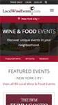 Mobile Screenshot of localwineevents.com